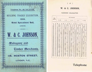 Item #20711 W. & C. Johnson, Mahogany and Timber Merchants. Wood, W., C. Johnson