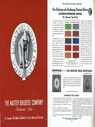 Item #20729 Master Built Products. Building, The Master Builders Company