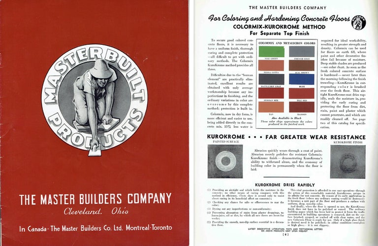Item #20729 Master Built Products. Building, The Master Builders Company.