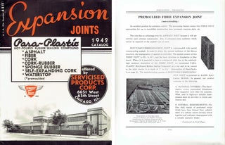 Item #20830 Expansion Joints 1942 Catalog; A. I. A. File Number 4 E 11; Para-Plastic Hot-Poured...