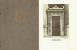 Item #20982 1926 Year Book of the Chicago Architectural Exhibition League; and catalogue of the...