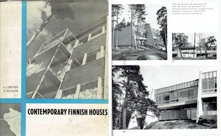 Item #21043 Contemporary Finnish Houses. International, H. J. Becker, W. Schlote