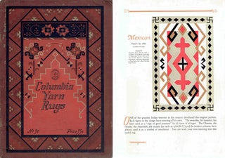 Item #21144 Columbia Book of Yard Rugs No. 30. Carpets, William H. Horstmann Company