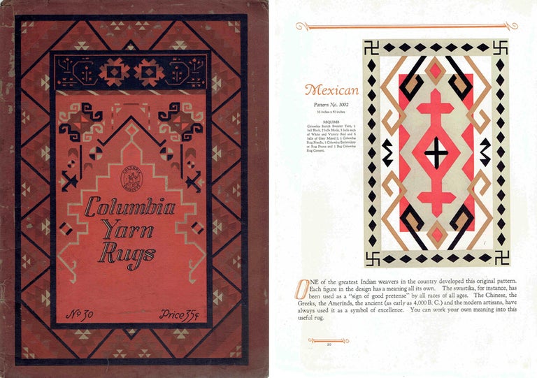 Item #21144 Columbia Book of Yard Rugs No. 30. Carpets, William H. Horstmann Company.