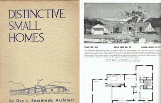 Item #21164 Distinctive Small Homes. Pattern Book, Guy L. Rosebrook