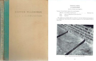 Item #21264 Copper Flashings and Weatherings; A Practical Handbook: C.D.A. Publication No. 42....
