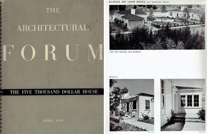 Item #21373 The Architectural Forum, April 1936. Architecture, Howard Myers.