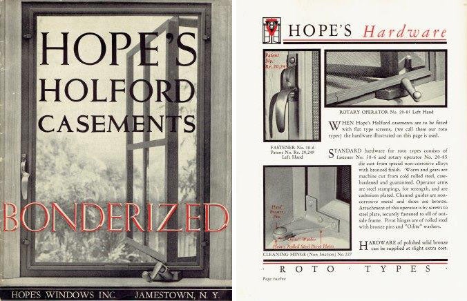 Item #21393 Hope's Holford Casements, Bonderized. Windows, Hope's Windows.