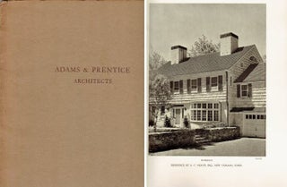 Item #21399 Adams & Prentice Architects. Architectural Monograph, Lewis Greenleaf Adams