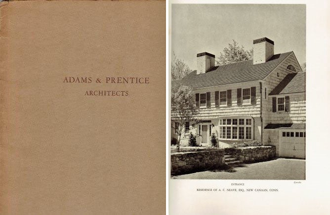 Item #21399 Adams & Prentice Architects. Architectural Monograph, Lewis Greenleaf Adams.