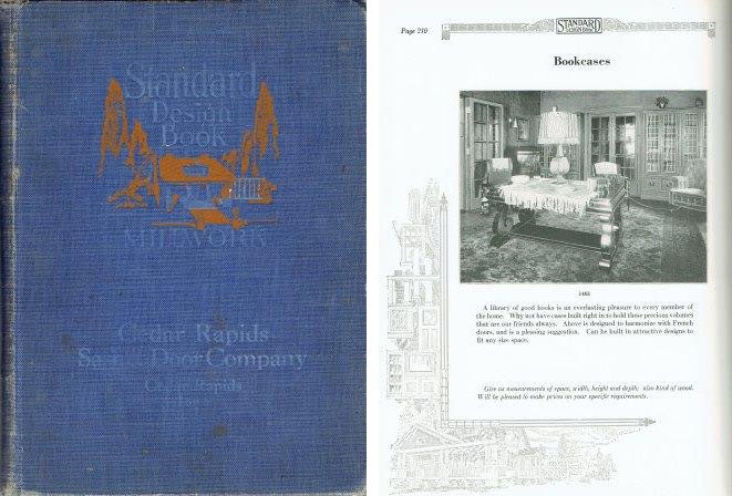 Item #21491 Standard Design Book of Millwork. Millwork, Cedar Rapids Sash, Door Company.