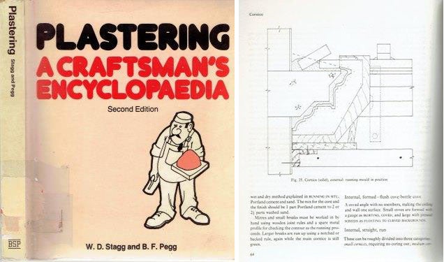Item #21863 Plastering; A Craftsman's Encyclopedia. Plastering, W. D. Stagg, B. F. Pegg.