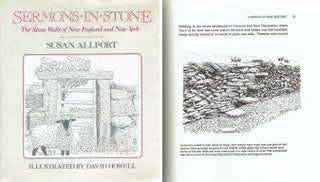 Item #21985 Sermons in Stone: The Stone Walls of New England and New York. Stone, Susan Allport
