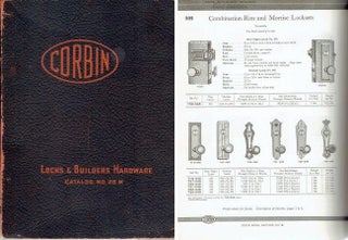 Item #22056 Locks and Builders' Hardware: Catalog No. 28M. Hardware, Corbin Cabinet Lock Co