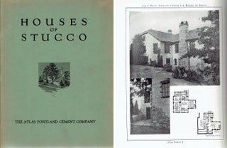 Item #22065 Houses of Stucco. Pattern Book, The Atlas Portland Cement Company