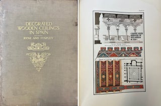 Item #22121 Decorated Wooden Ceilings in Spain; a collection of photographs and measured drawings...