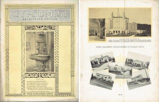 Item #22210 Gypsumist, Architects' Edition, March 1925. Gypsum, United States Gypsum Company