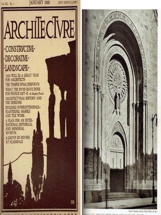 Item #22407 Architecture January 1920; Vol. XLI No. 1. Architecture, Charles Scribner's Sons