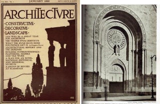 Item #22407 Architecture January 1920; Vol. XLI No. 1. Architecture, Charles Scribner's Sons