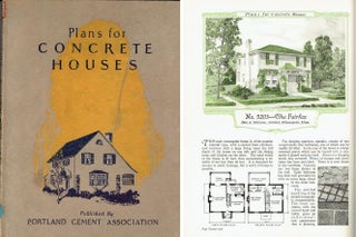 Item #22416 Plans for Concrete Houses. Concrete, Cement