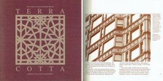Item #22497 Terra Cotta; Preservation of an Historic Building Material. Building Materials, Nancy...