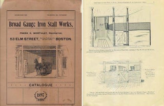 Item #22508 Broad Gauge Iron Stall Works, 1897 Catalogue. Hardware, Frank O. Worthley