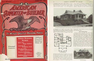 Item #22558 American Carpenter and Builder, Spring Building Number, February 1911; The World's...