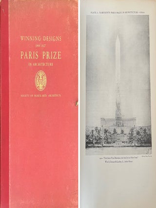 Item #22668 Winning Designs 1904-1927 Paris Prize in Architecture. International, Society of...
