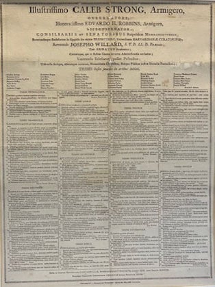 Item #23096 3 Broadsides of Harvard College, 1804, 1805, 1807