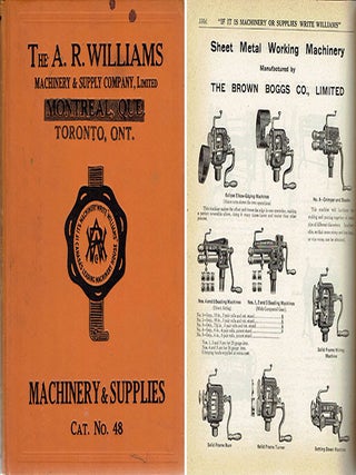Item #23155 Machinery & Supplies Catalogue No. 48. Machinery, The A. R. Williams Machinery, Ltd...