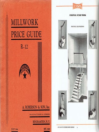 Item #23304 Millwork Price Guide, R-12. Millwork, A. Roberson, Sons Inc
