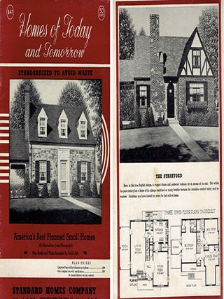 Item #23306 Homes of Today and Tomorrow, B-47; Standardized to Avoid Waste; America's Best...