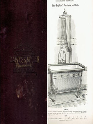 Item #23346 Porcelain-Lined Baths and Sanitary Plumbing Supplies Catalogue A. Plumbing, Dawes,...