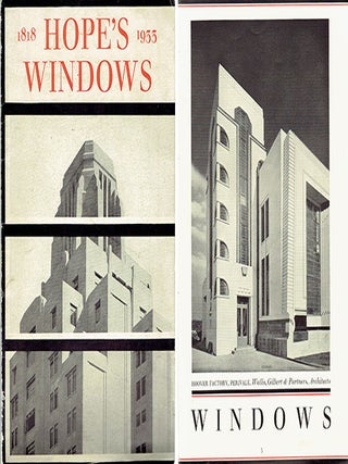 Item #23449 Hope's Windows. Windows, Henry Hope, Ltd Sons