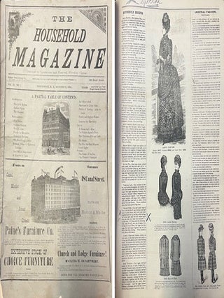 Item #23605 The Household Magazine, Dec 1884; Devoted to Literature and General Fireside Topics....