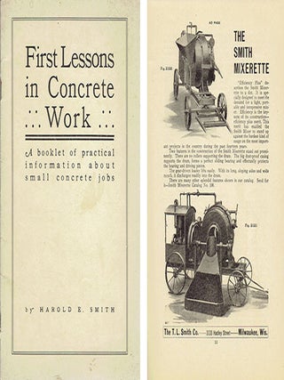 First Lessons in Concrete Work; a booklet of practical information about small concrete jobs