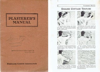 Item #23865 Plasterer's Manual. Masonry, Portland Cement Association
