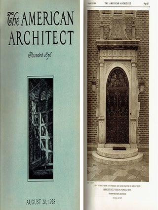 The American Architect: 4 issues from 1928