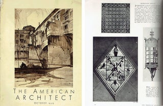 Item #23876 The American Architect: 4 issues from 1929. Architecture, Benjamin Franklin Betts