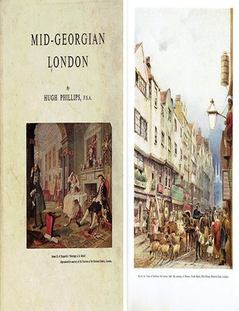 Item #23880 Mid-Georgian London; A Topographical and Social Survey of Central and Western London about 1750. Architectural History, Hugh Phillips.