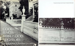 Item #23896 Good Fences Make Good Neighbors. Fencing, Josephine von Miklos