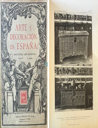 Item #23912 Arte y Decoraci&oacute;n en Espa&ntilde;a (volumes 4, 7, 10, 11-12); Architecture and Decorative Art. Architecture, V. Casellas Moncanut.