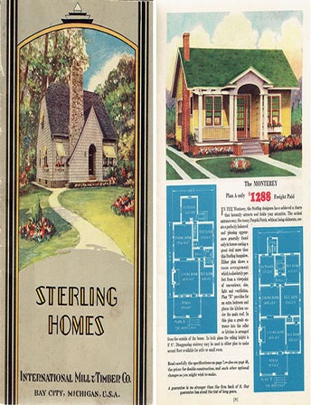 Item #23916 Sterling Homes. Pattern Book, International Mill, Timber Company.