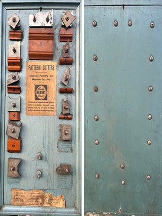 Pattern Cutters for the Moulder-Hebert Planer. Wood, Eastman Foundry and Machine.