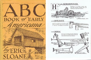 Item #23974 ABC Book of Early Americana - signed by the author; A sketchbook of Antiquities and...