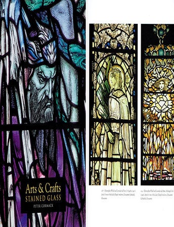 Item #23986 Arts & Crafts Stained Glass. Glass, Peter Cormack.