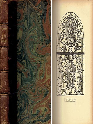 Item #23993 Les Vitraux [Stained Glass]. Glass, Olivier Merson