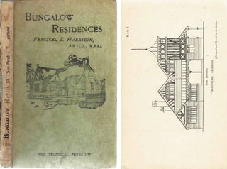 Item #274 Bungalow Residences; A handbook for all interested in building. Pattern Book, Percival...