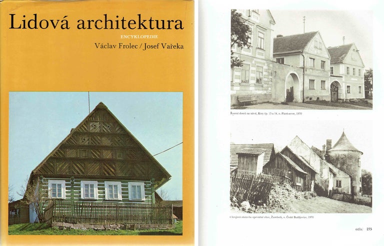 Item #3796 Encyklopedie Lidová Architektura [Encyclopedia of Folk Architecture]. International, Vaclav Frolec, Josef Vareka.