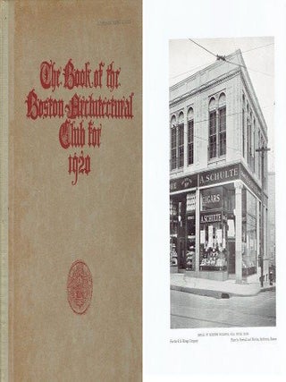 Item #5007 Boston Architectural Club Year Book for 1920. New England, Boston Architectural Club